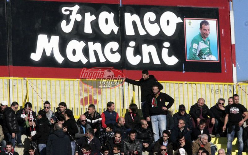 Foggia – Paganese, l’omaggio a Franco Mancini