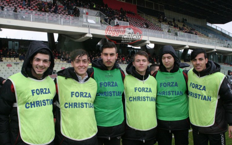 #IlFoggiaPerCristian all’asta maglie e pallone