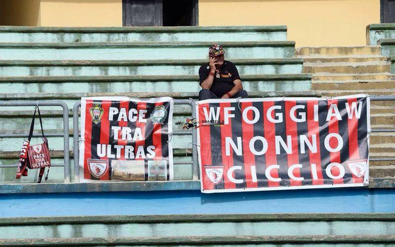 Nonno Ciccio emblema del tifo vero