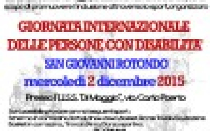 Comunicato stampa CIP : Giornata Internazionale delle Persone con disabilità‏