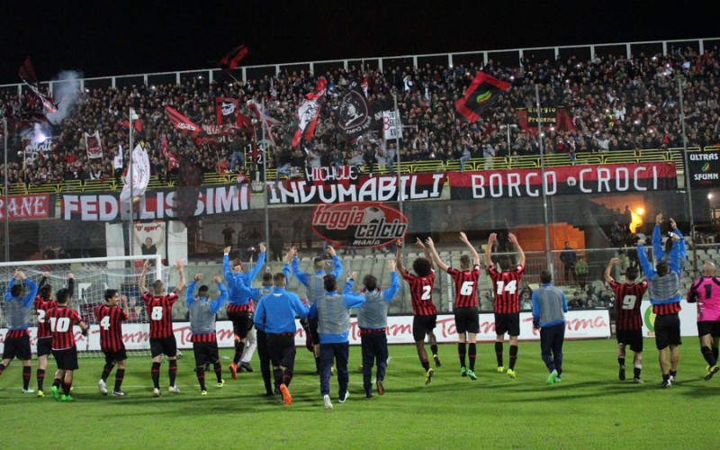 Foggia, prima la vittoria con la Casertana, poi le feste