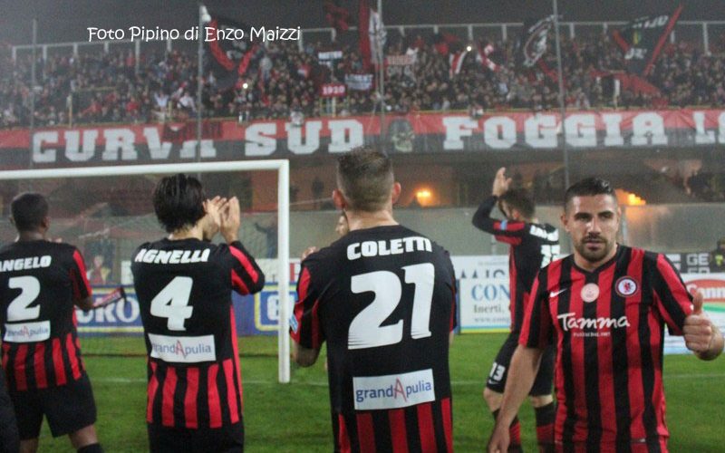 Il tabellino di Foggia-Casertana