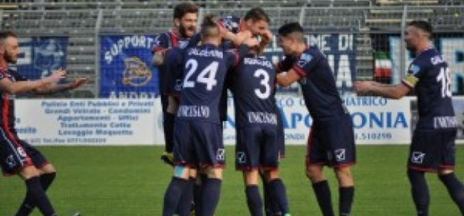 QUI FONDI – Fondi-Fidelis Andria 1-2 Cronaca e tabellino