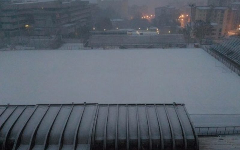 Potenza-Manfredonia verso il rinvio: troppa neve in Basilicata