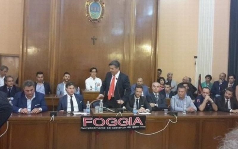 Stasera il Foggia a Palazzo di Città