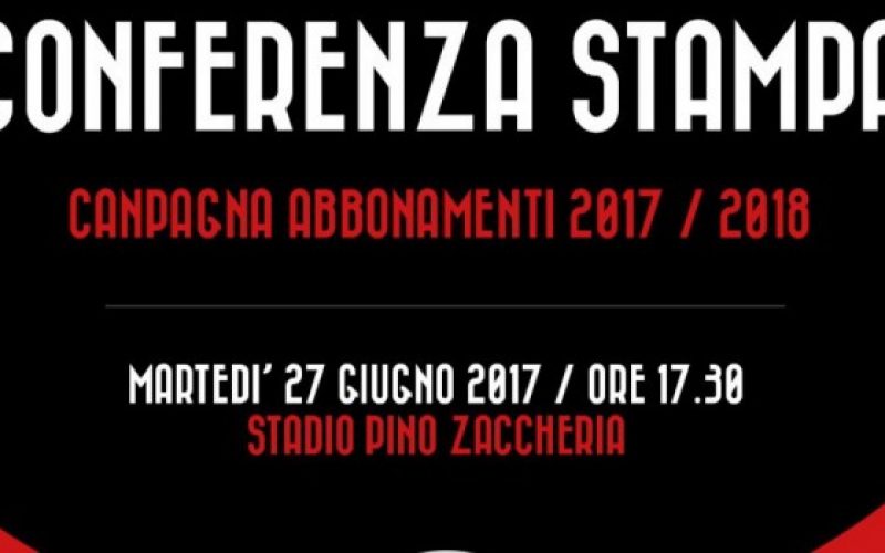 Presentazione Campagna Abbonamenti 2017-2018