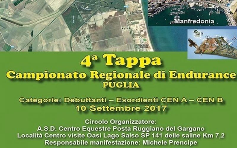 Oasi Lago Salso è tappa del campionato regionale di Endurance Puglia