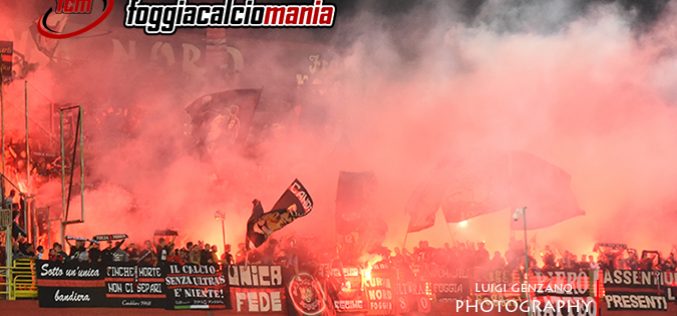 Pro Vercelli-Foggia: anche la Gradinata Nord ai tifosi rossoneri