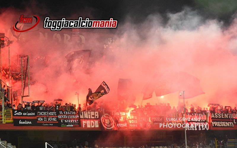 Pro Vercelli-Foggia: anche la Gradinata Nord ai tifosi rossoneri