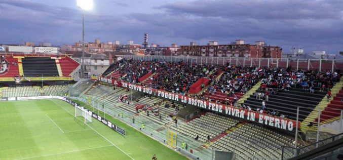 Foggia, info settore ospiti per il match col Novara