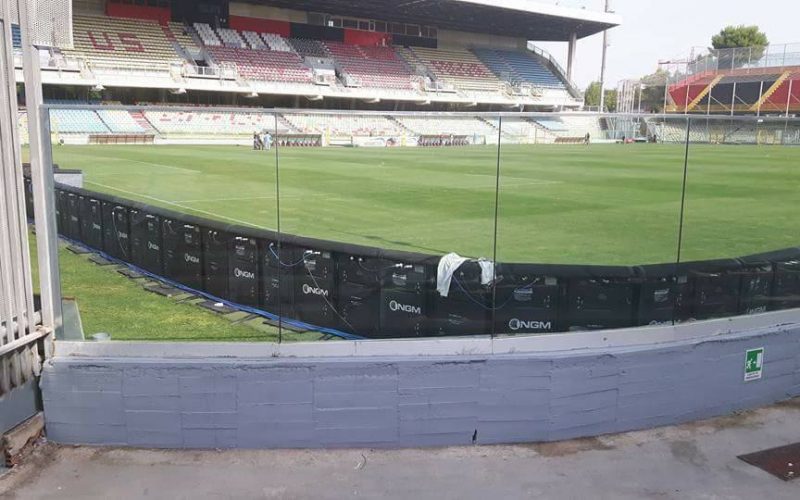 Lavori allo stadio, tutto ok. Landella: “Opere realizzate in tempi brevissimi”