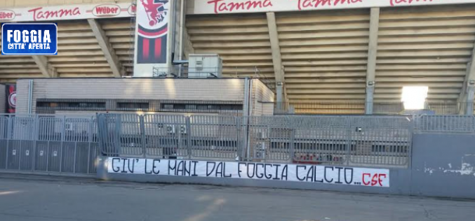 Foggia calcio, è il “day after” tra striscioni e l’attesa delle parole di Stroppa