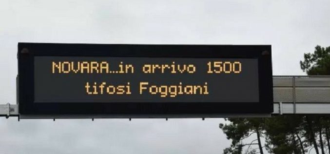 “Burian, non ti temiamo”. Novara invasa da 1500 tifosi del Foggia