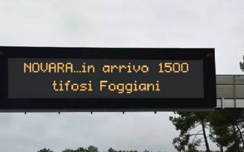 “Burian, non ti temiamo”. Novara invasa da 1500 tifosi del Foggia