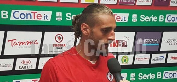 Foggia, Tonucci: “Fortunato sul gol ma ho avuto coraggio”