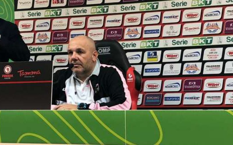 Foggia-Palermo, Tedino: “I rossoneri arrivano ai play-off, sono sicuro”