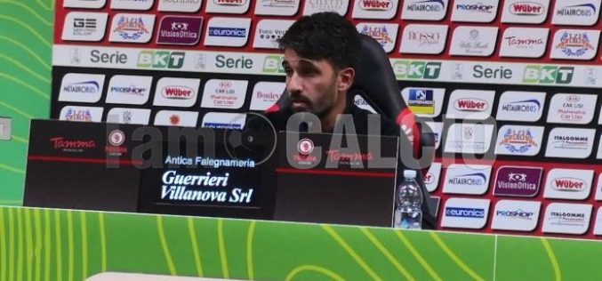 Foggia, Grassadonia: “Buon primo tempo, il gol del pari ha influito”