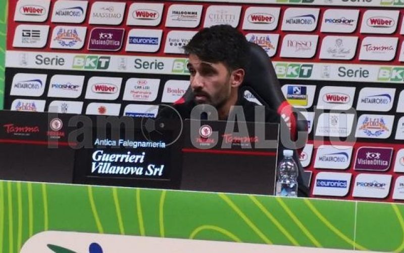 Foggia, Grassadonia: “Buon primo tempo, il gol del pari ha influito”