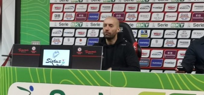 Benevento, Bucchi: “Gara dominata sul gioco. Kragl strepitoso”