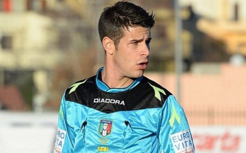 Ascoli-Foggia dirige Antonio Giua della sezione di Olbia