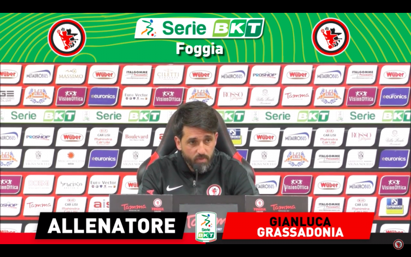 Alla vigilia di Brescia-Foggia, le parole di mister Grassadonia: “Dobbiamo fare una grande partita”