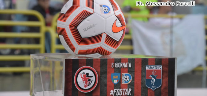 <i>Preview</i> – Serie D/H, nona giornata: Quattro derby pugliesi, in casa Taranto e Cerignola
