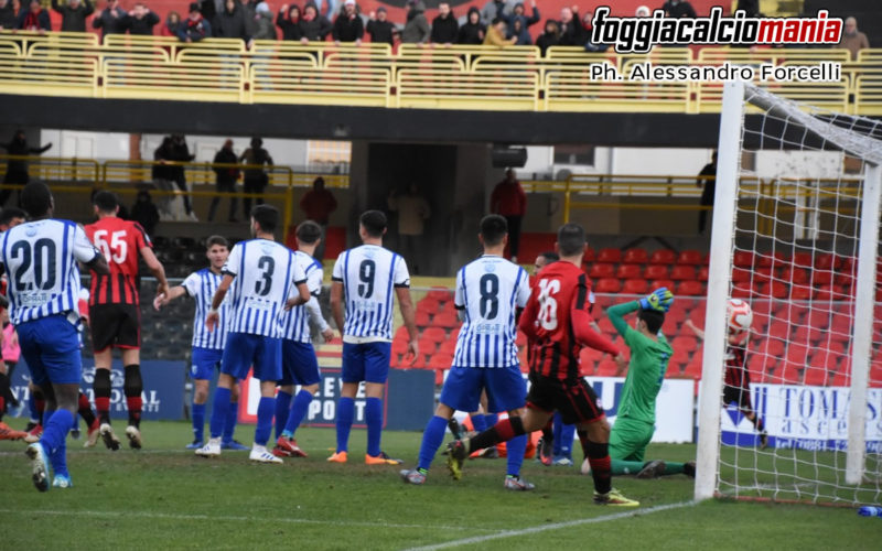 Foggia – Fasano  2 – 2 Gentile evita la beffa