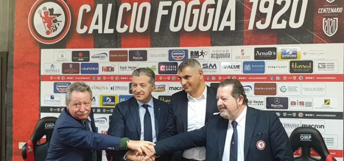 Presentato il nuovo main sponsor del Calcio Foggia 1920 che comparirà sulle maglie rossonere