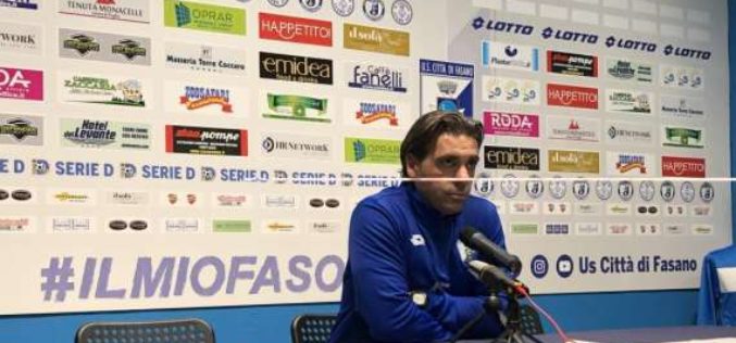 Fasano, Laterza: “Dobbiamo voltare pagina, il campionato vale quanto la Coppa”