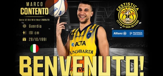 Basket, primo arrivo per la cestistica San Severo: preso Contento