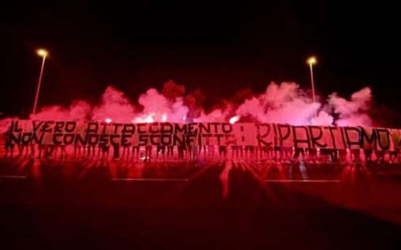 Bari, la reazione degli ultras: “Ci abbiamo messo la faccia. Ora ripartiamo”