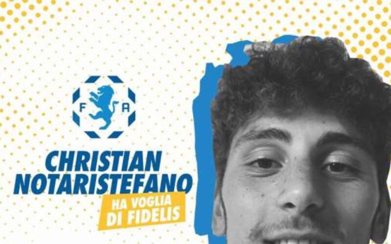 Fidelis Andria, Di Bari piazza il colpo Notaristefano