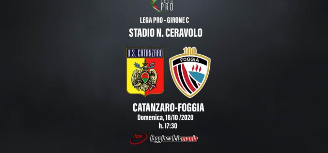 Catanzaro-Foggia: le ultimissime dal Ceravolo