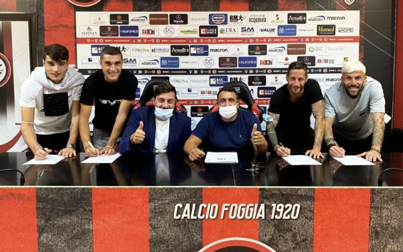 Calcio Foggia, confermati anche Di Stasio, Salvi e Fumagalli