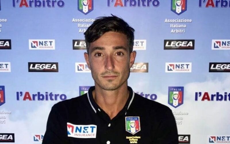 I numeri di Francesco Carrione, arbitro di Monopoli-Foggia