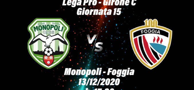 Monopoli-Foggia: le ultimissime