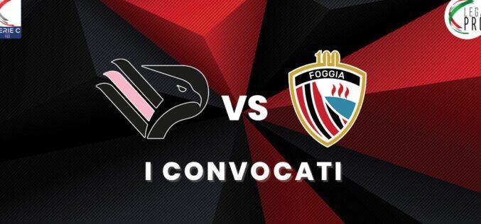 Palermo-Foggia: i convocati