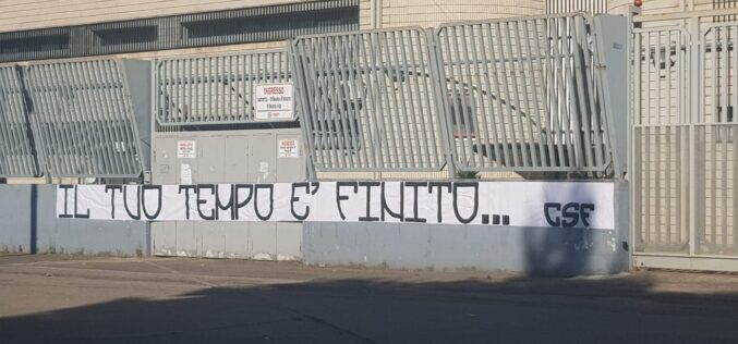 Ultras della Sud radunati allo Zaccheria