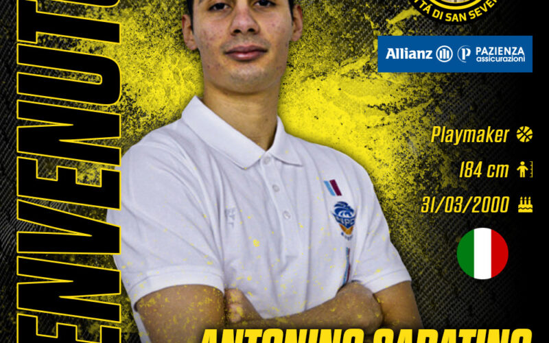 Benvenuto all’under Antonino Sabatino!