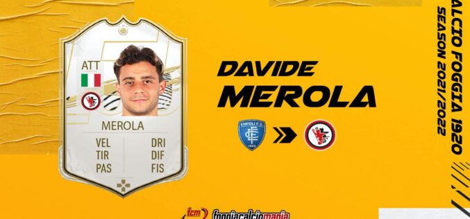 Davide Merola è del Foggia