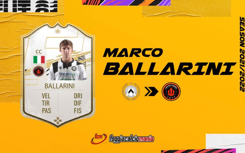 Marco Ballarini è del Foggia