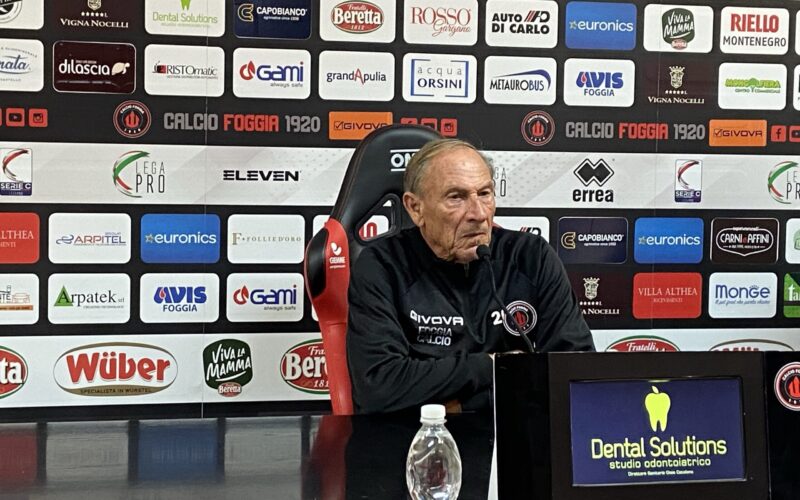 Foggia-Taranto, Zeman: “Stanchi dopo il derby”. Parole al miele di Laterza verso il tecnico boemo
