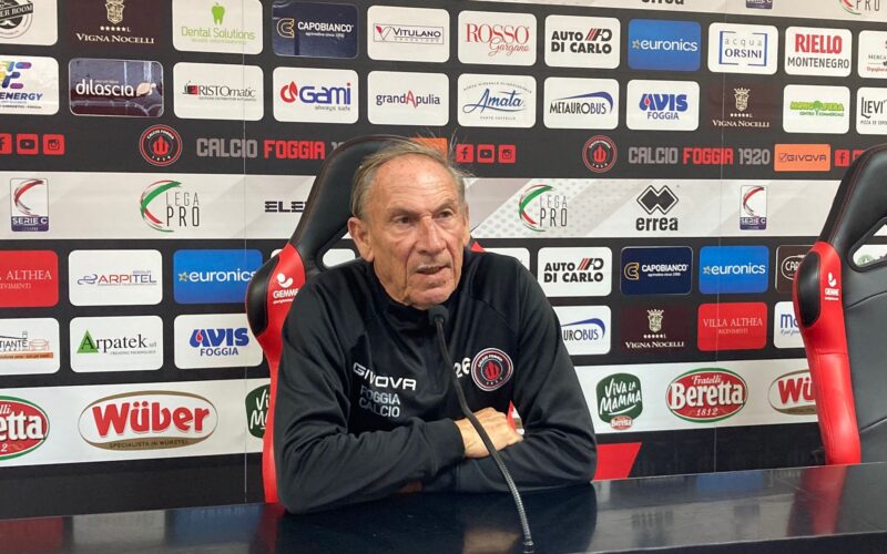 Verso Foggia-Vibonese, Zeman: “Adesso che giochiamo in casa, dobbiamo sfruttare questo momento”