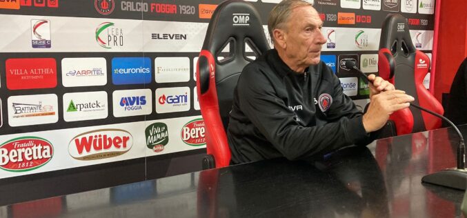 Foggia-V. Francavilla, Zeman: “Dobbiamo costruire di più. Domani? I difensori devono essere più concentrati”