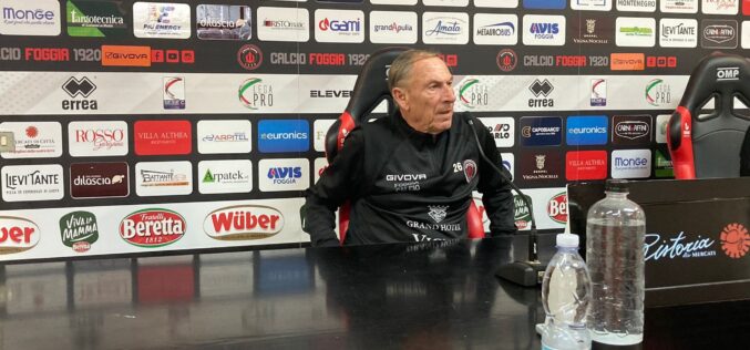 Verso Monopoli-Foggia, Zeman: “Dobbiamo fare meglio”