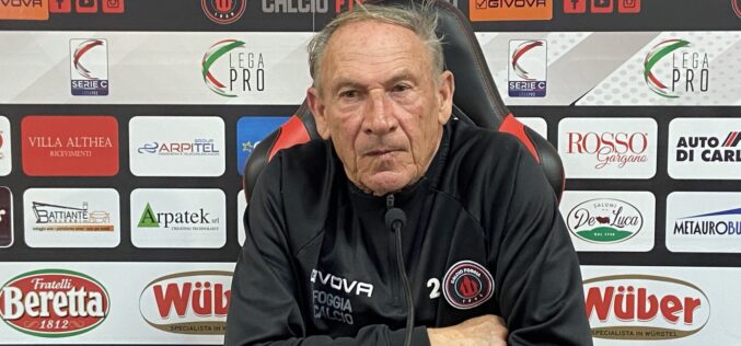 Verso Foggia-F. Andria, Zeman: “Abbiamo voglia di giocare bene”