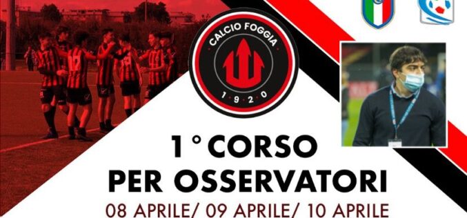 Foggia, arriva il 1° corso per osservatori. Bellusci: “Valorizziamo il territorio”