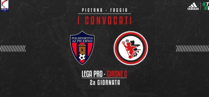 Picerno-Foggia: i convocati rossoneri