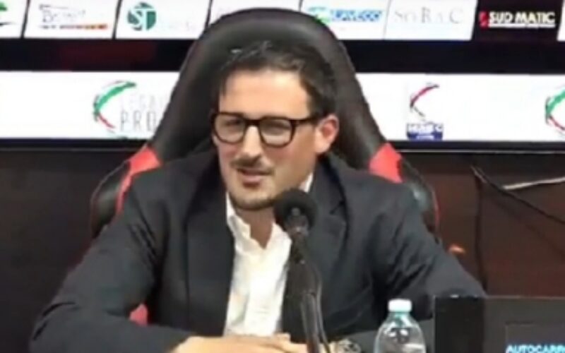 TFG Sport – Calcio Foggia, le dichiarazioni nella conferenza stampa del ds Sapio