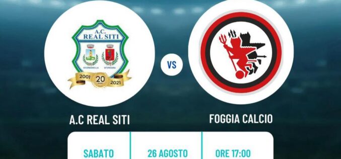 Foggia, sabato allenamento congiunto a Stornara contro il Real Siti